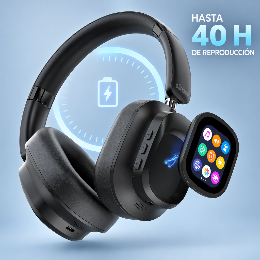 Imagen de función con autonomía de hasta 40 horas con ANC desactivado